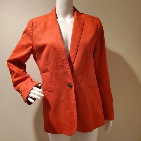 J. Crew Factory Jackets & Coats J Crew Linen Cotton Blend Holland